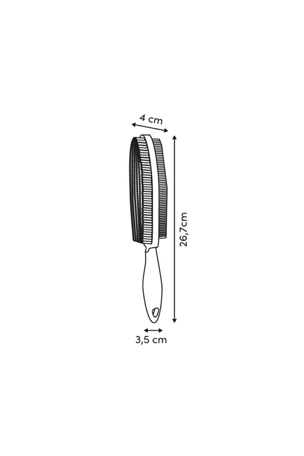 Clothes brush, silicone, 26 x 4 cm - 2