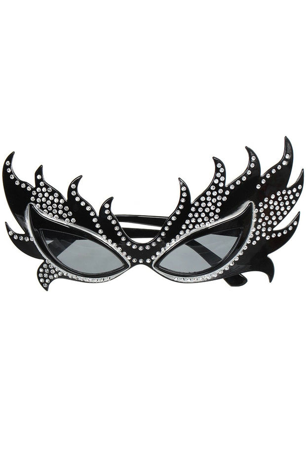 Stoned Black Flame Party Glasses
