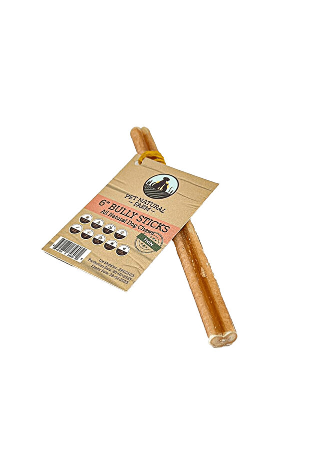 6" Bully Stick Dog Treats
