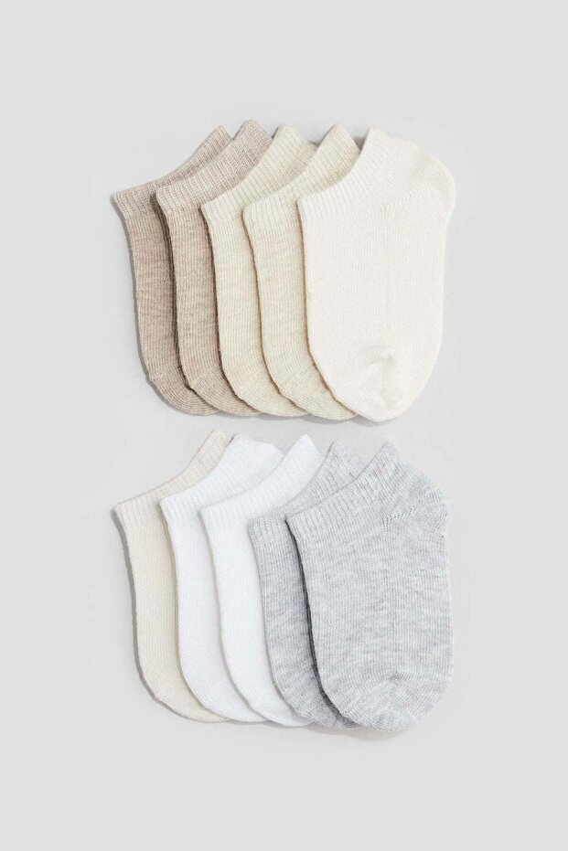 10-pack shaftless socks