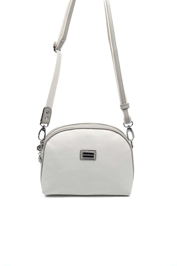 White - A.Grey Plain Women's Crossbody Bag Sp765