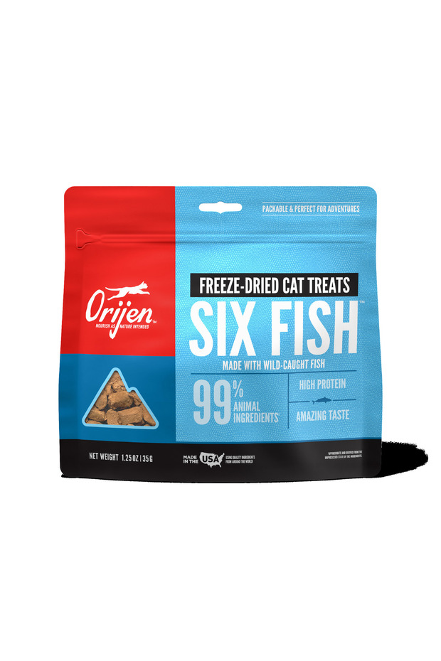 Six Fish Freeze Dried Cat Treats 35g