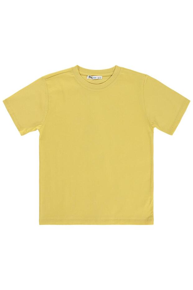 Basic 6-9 Years Old T-Shirt - Yellow 8-9 Years Old