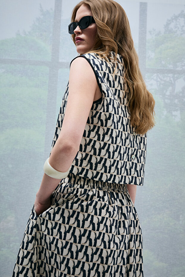 Karmına Kadın Bluz Bej - 5