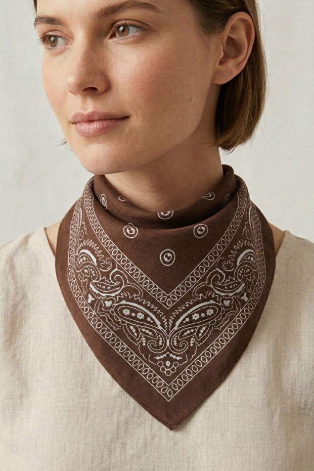 Paisley Patterned Bandana