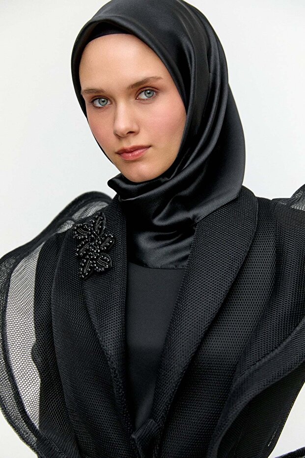 File Ceketli Abiye Elbise - 5