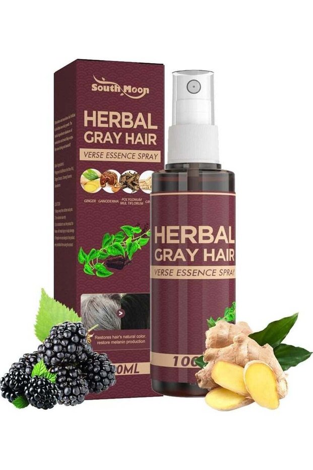 100ml Grey Herbal Anti Hair Serum Anti Hair Spray For Reducing Grey Hair