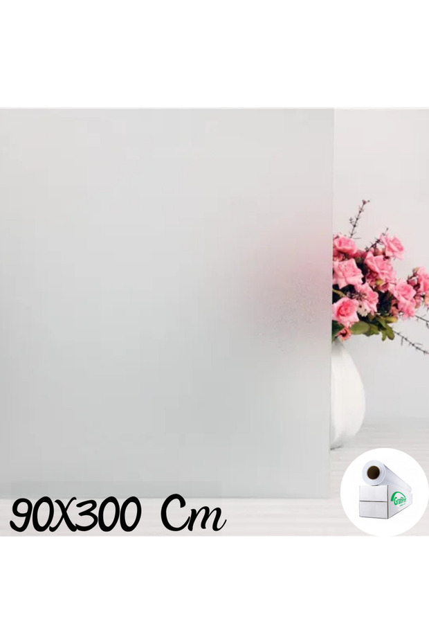 90 cm X 3 Meters Glass Sandblasting Frosted Coating Foil Set