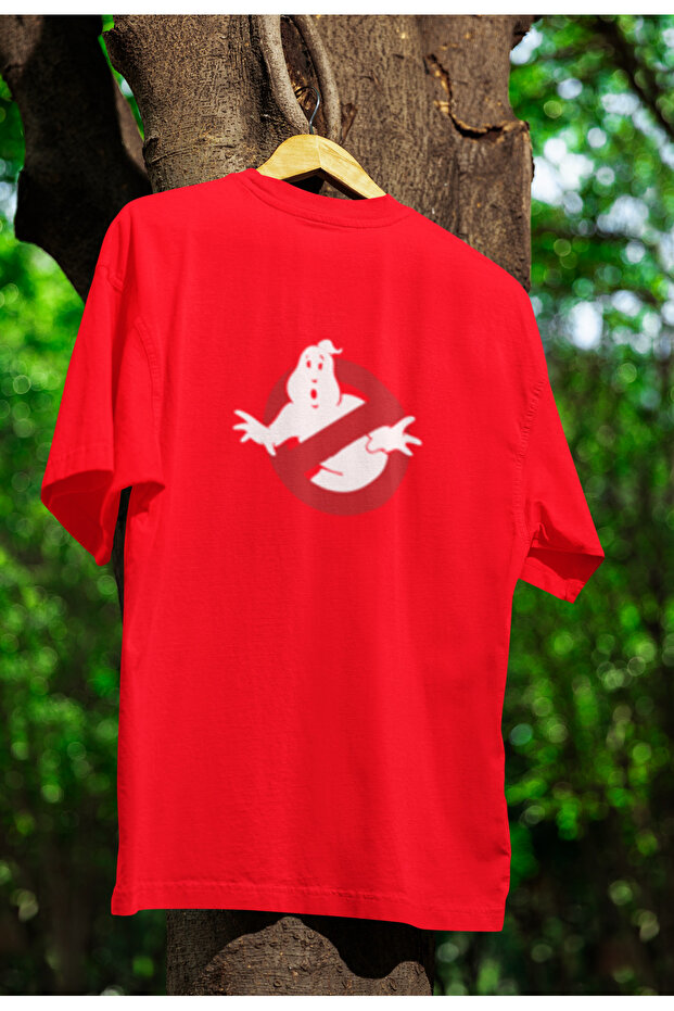 Ghost Printed Cycling Collar Pa Cotton Ov Oversized Alip Short Sleeve Unisex Tshirt