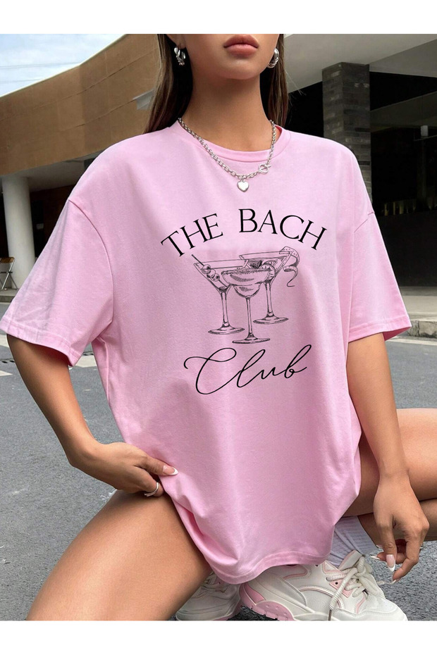 Farewell to Singlery Collection Special Bach B Printed O Oversized Short Sleeve Tshirt