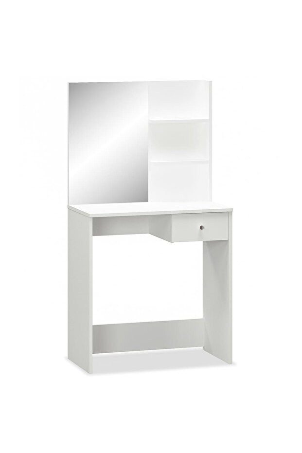 Dressing table, chipboard, 75x40x141 cm, white - 2