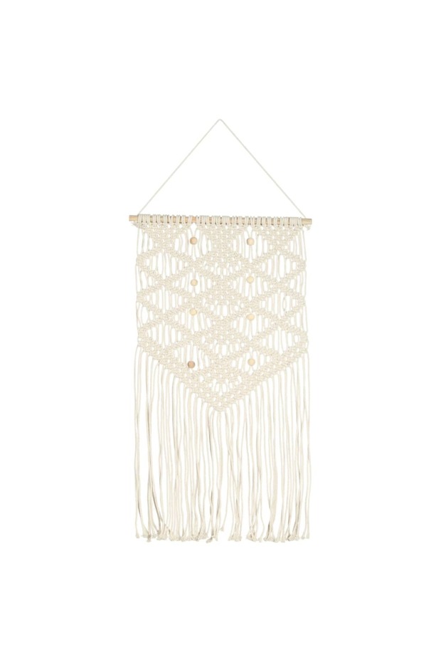 Cuier de perete Macrame, 40x80, bumbac - 2