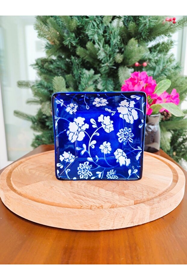 Reve Bleu Rennes New Bone China Square Bowl - 1 Piece