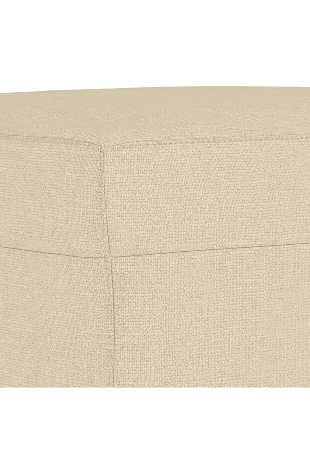Taburet, crem, 70x55x41 cm, material textil - 5