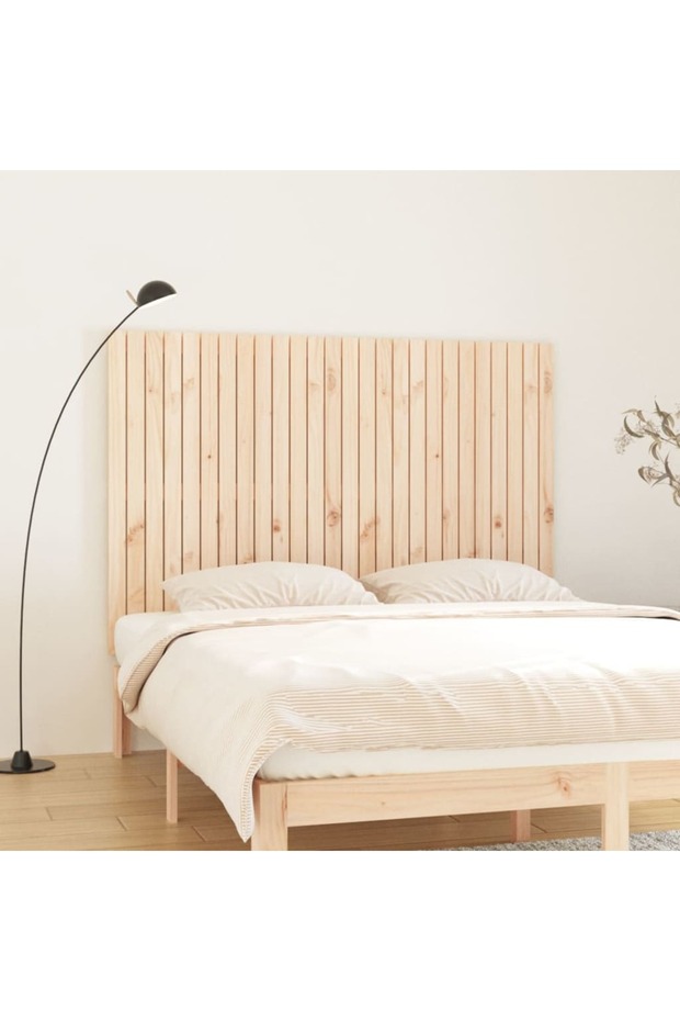 Wall-mounted headboard, 166x3x110 cm, solid pine wood