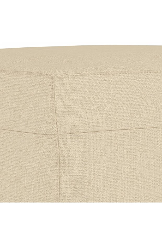 Taburet, crem, 70x55x41 cm, material textil - 5