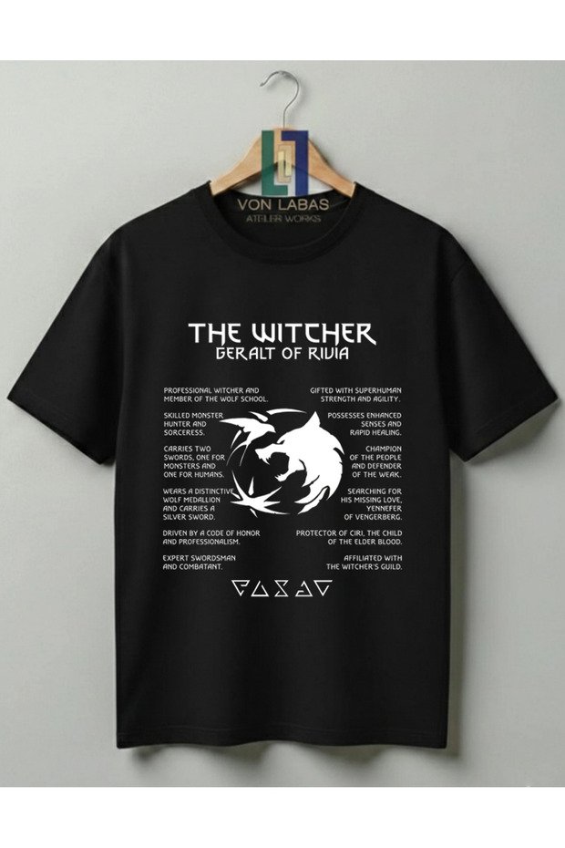 The Witcher Design Premium Printed T-Shirt - Special Design 100% Cotton T-Shirts