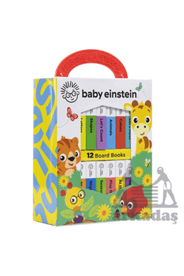 Baby Einstein My First Library: First Words, Alphabet, Numbers, And More! (12 Board Book Set)