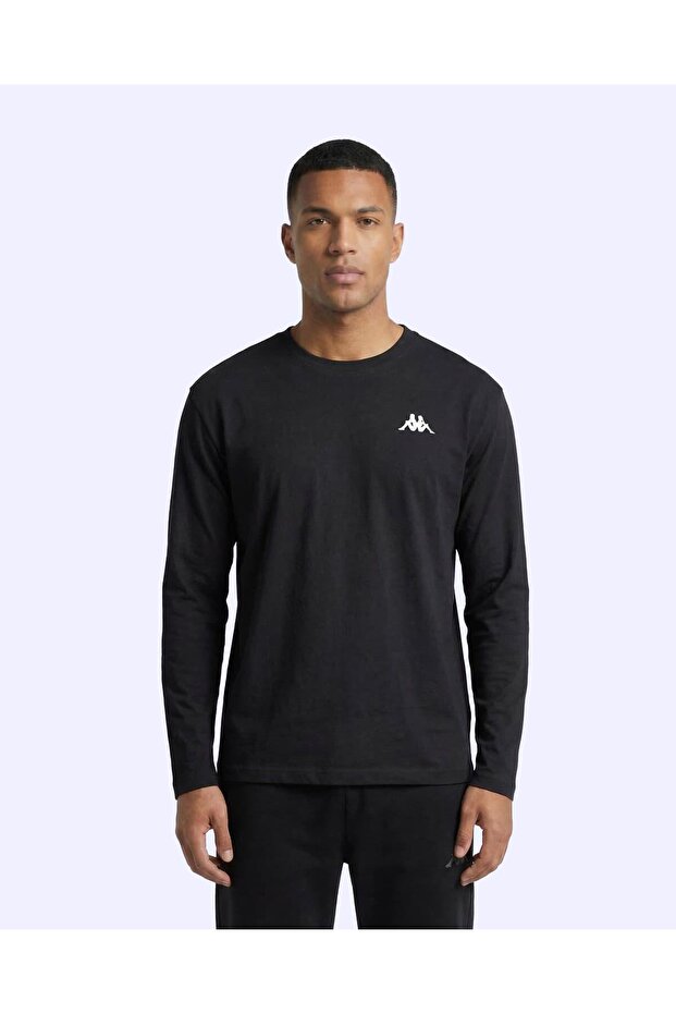 Olis Men's Black Regular Long Sleeve T-Shirt