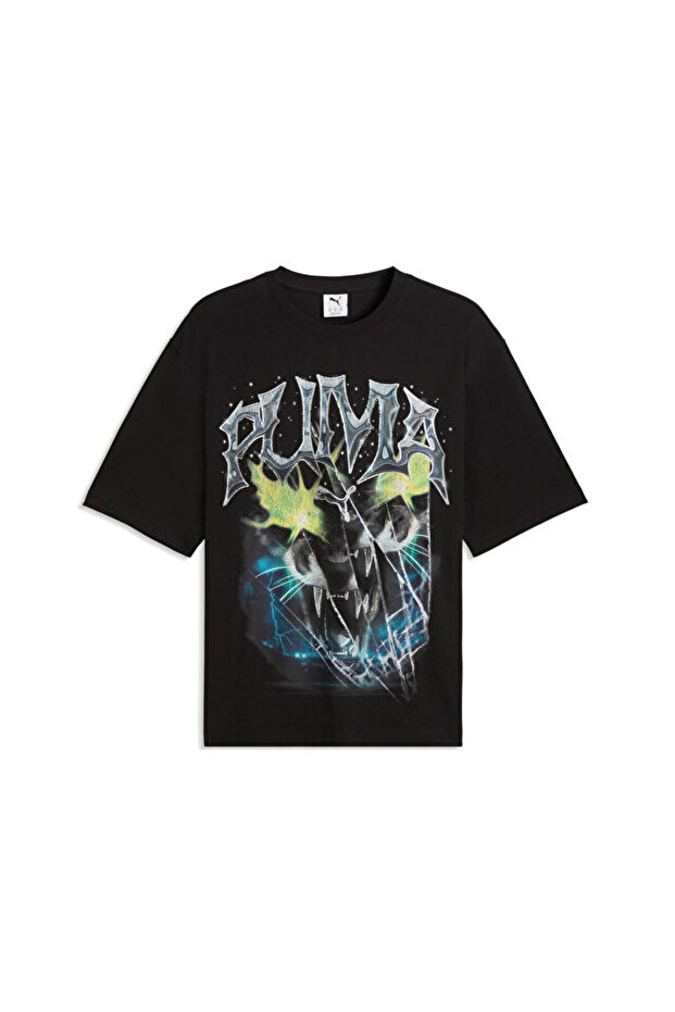 Graphic Tee Men's Casual T-Shirt 63566501 Black