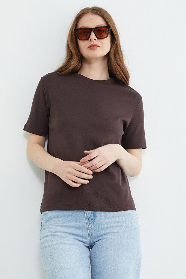 Casual T-Shirt Basic Crew Neck - 4