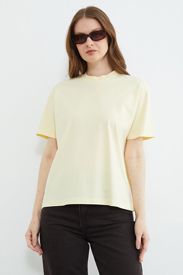 Basic Crew Neck Oversize T-Shirt