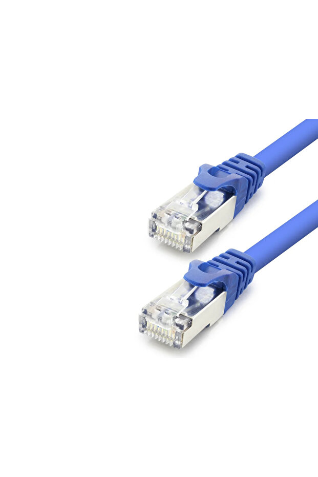 كابل إيثرنت Cat7 بسرعة 10 جيجابت في الثانية 600 ميجاهرتز 30 سم - أزرق HDX5097
