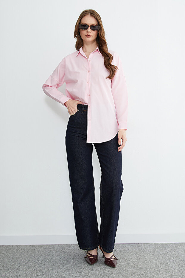 Basic Düğmeli Gömlek - 3