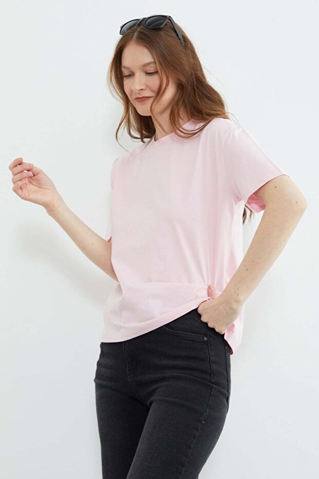 Μπλουζάκι Basic Crew Neck Oversize - 4