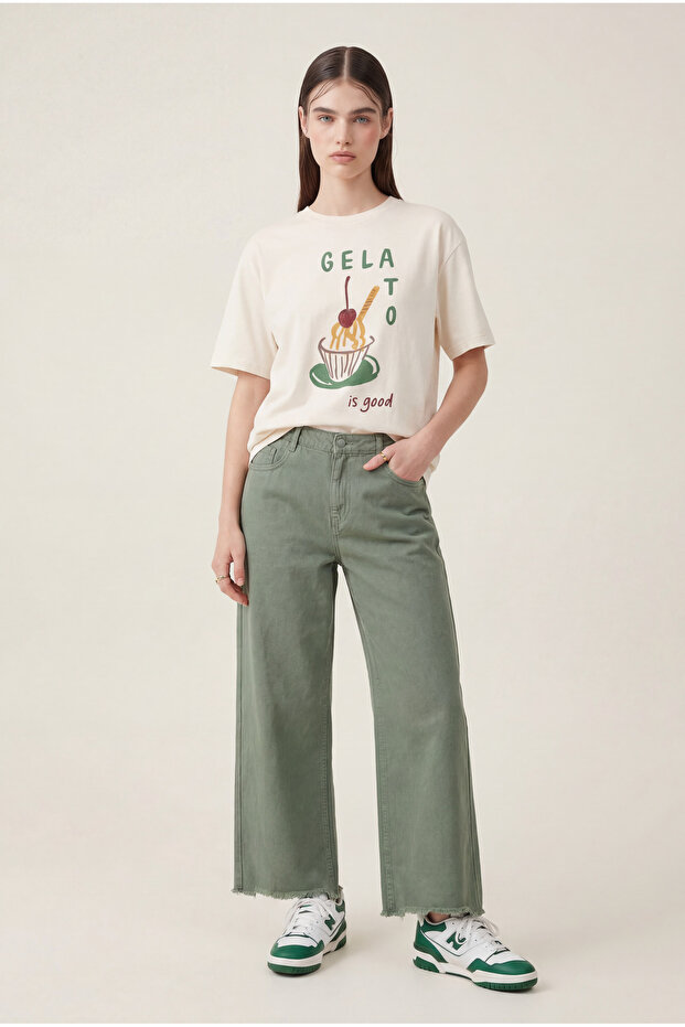 Youth Wide Leg Jeans A6-SOS11, 28