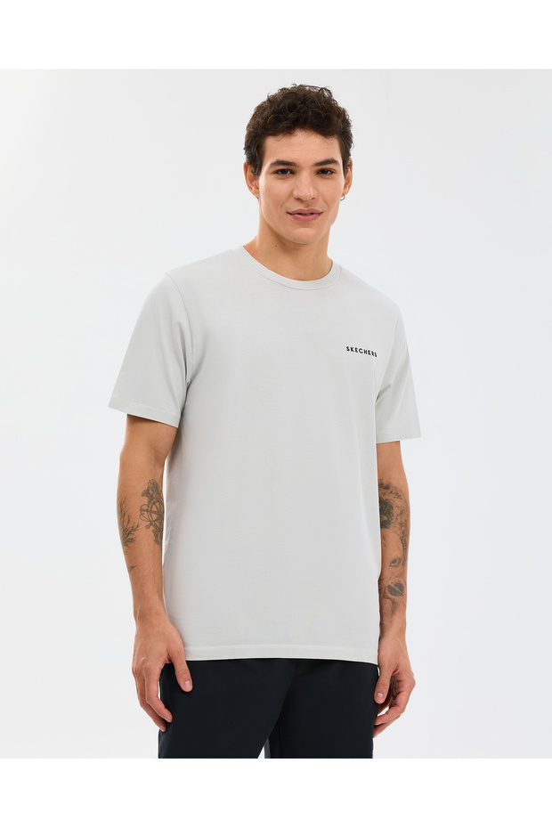 Organic Coll. M Short Sleeve T-Shirt Men's White Tshirt S241166-3835