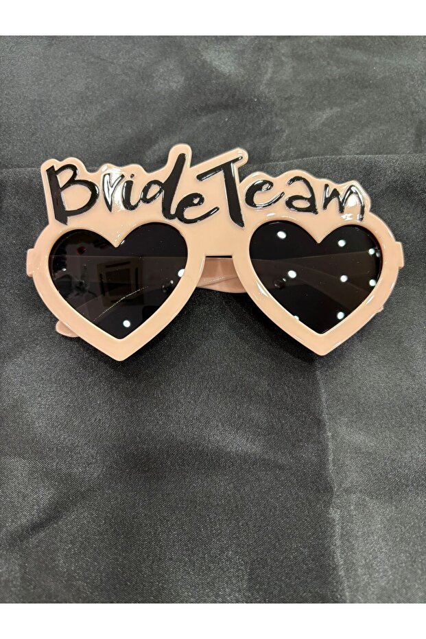 Bachelorette Team Bride Heart Party Glasses 1 Piece