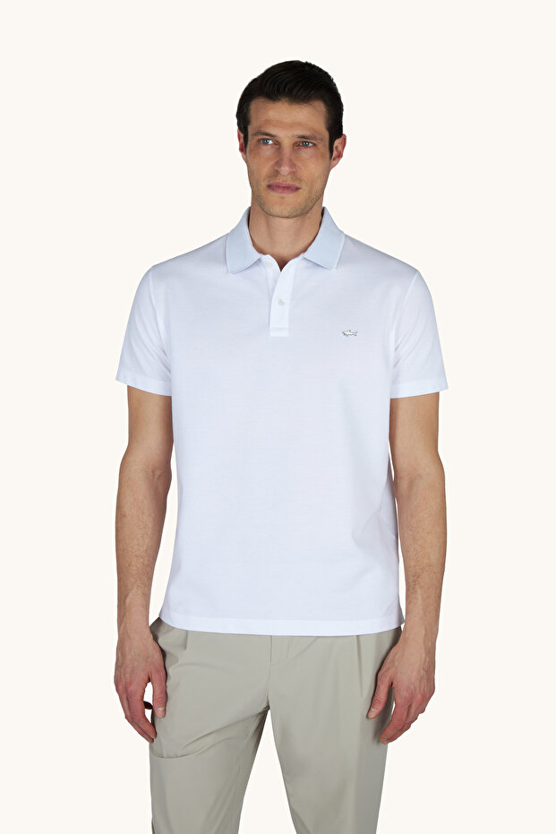 MEN'S KNITTED POLOSHIRT C.WCOTTON