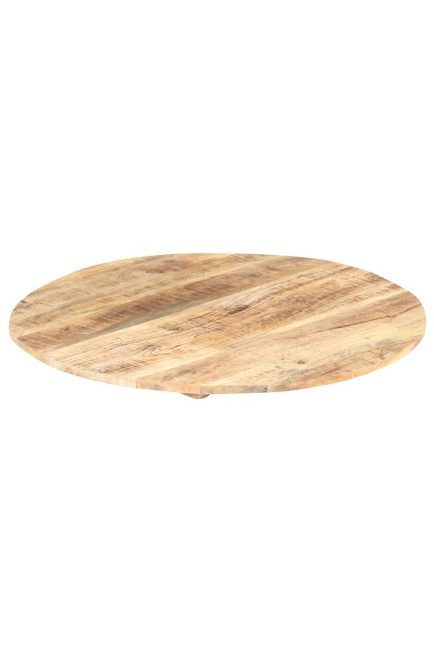Table top, 70 cm, solid mango wood, round, 15-16 mm - 5