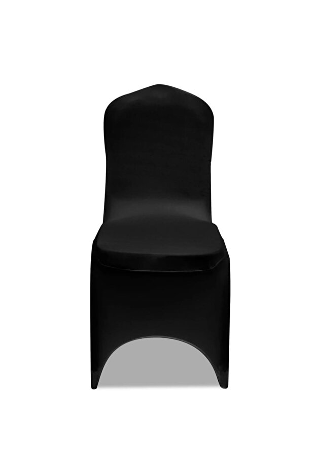 Huse de scaun elastice, 24 buc., negru - 3