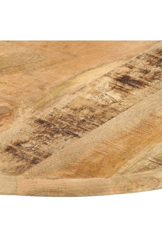 Table top, 70 cm, solid mango wood, round, 25-27 mm - 2
