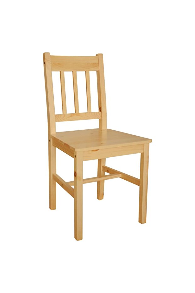 Kitchen chairs, 6 pcs., pine wood - 3