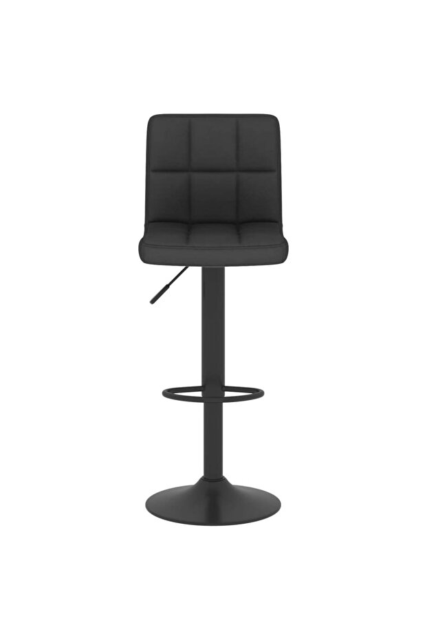 Scaun de bar, negru, material textil - 3