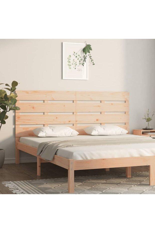 Bedside table, 200x3x80 cm, solid pine wood