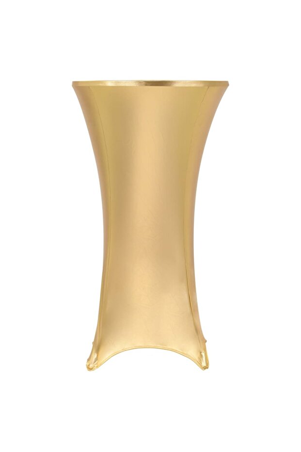 Huse elastice de masă, 2 buc., auriu, 80 cm - 1