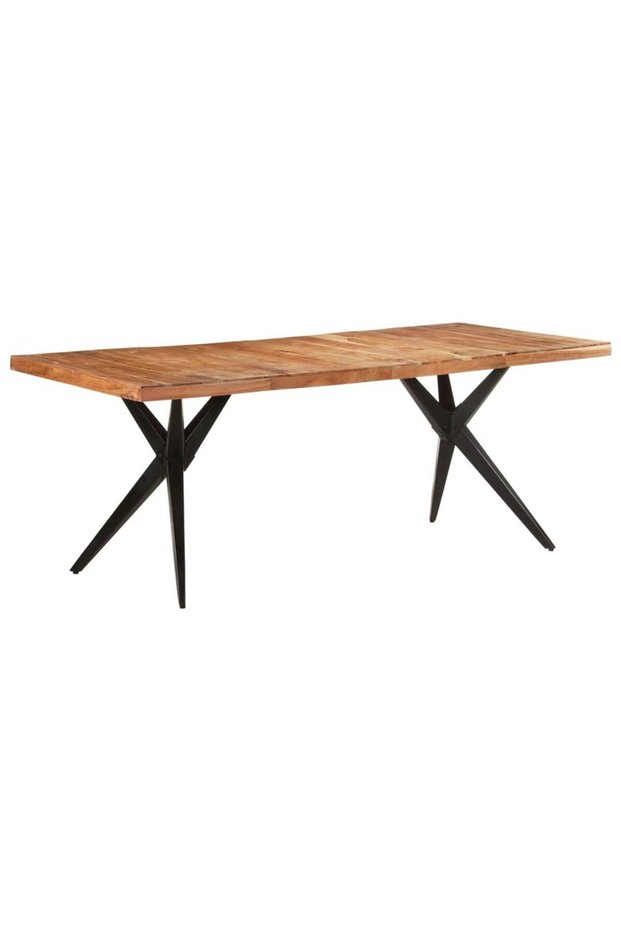 Kitchen table, 200x90x76 cm, solid acacia wood