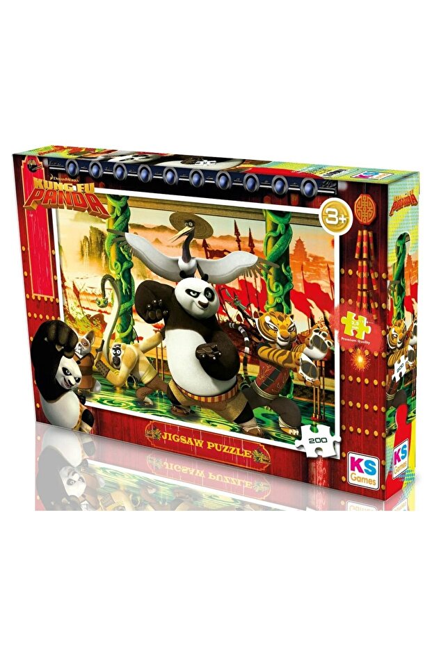 200 Piece Kung Fu Panda Kids Puzzle - Ages 6 and Above