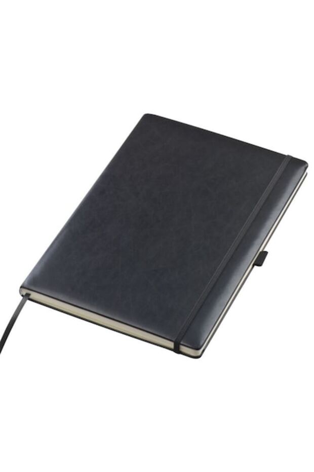 Undated thick cover diary, A4 black, with 160 lined pages - 1