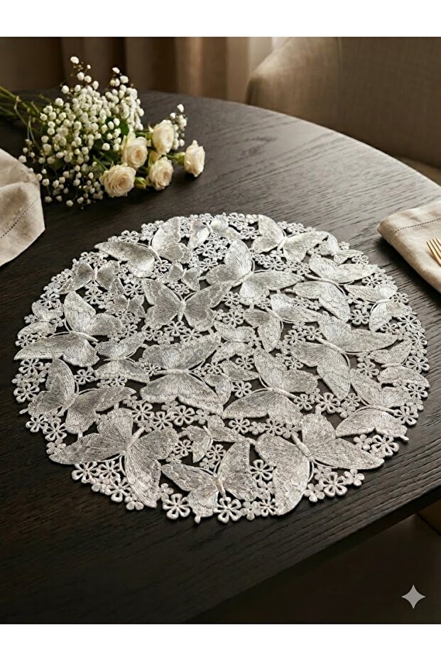 Supla Set of 6, 38 cm - Easy to Clean Plate Mats - Kitchen and Dining Room Placemat