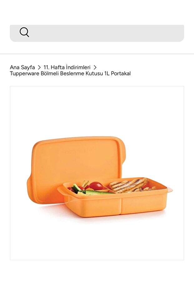 Bölmeli Beslenme 1 lt