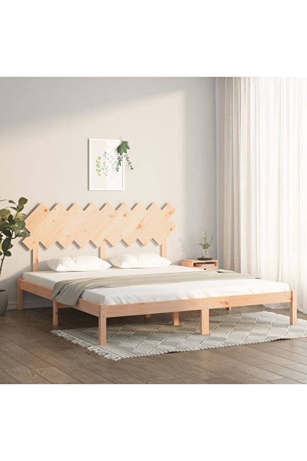 Super King 6FT bed frame, 180x200 cm, solid wood - 1