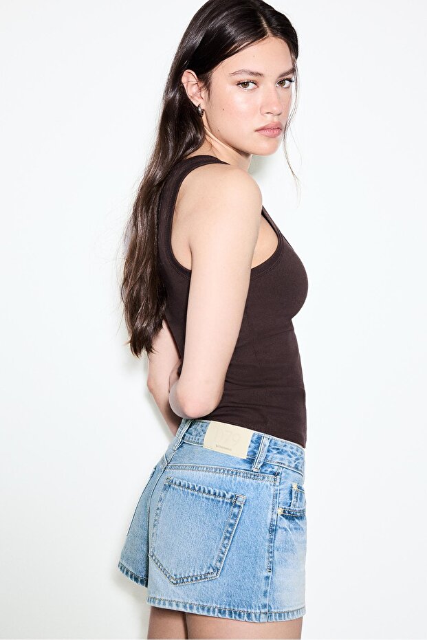 D79 düşük bel şort - 3