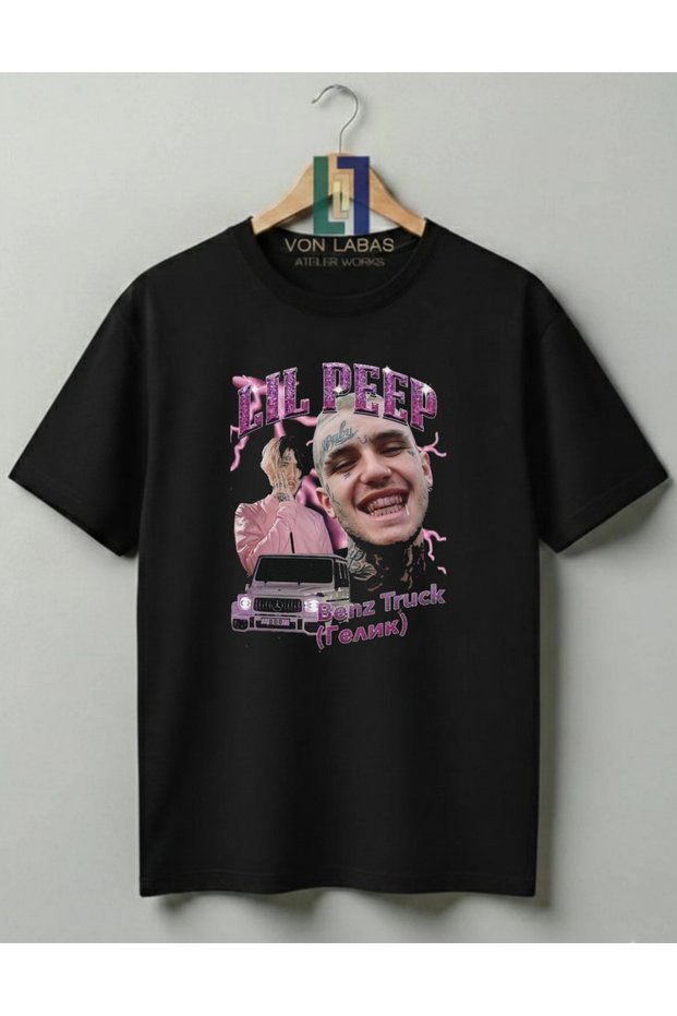 Lil Peep Hellboy Special Design Printed 100% Unisex T-Shirt in Cotton Colors
