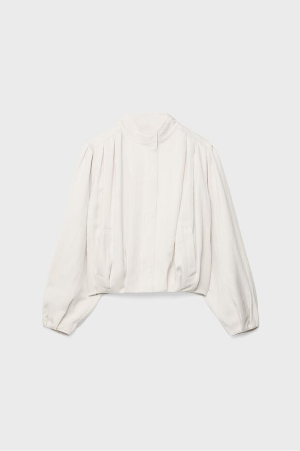 Piliseli dökümlü ceket - 6