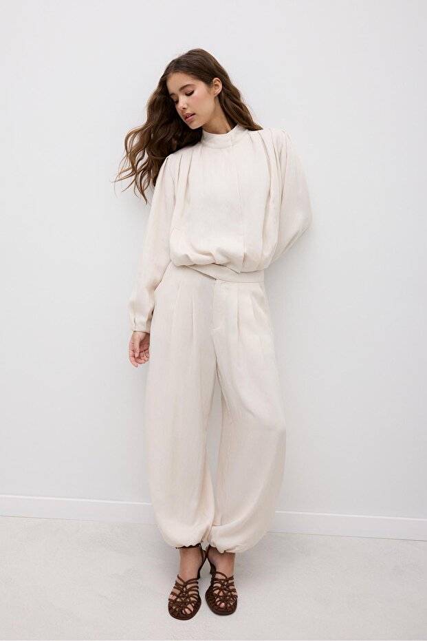 Piliseli dökümlü ceket - 2